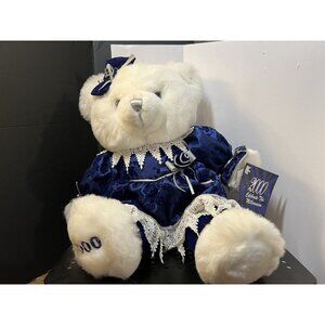 2000 Millennium 18 Inch Plush Female Teddy Bear Special Edition Snowflake